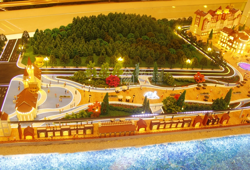 万万没想到，沙盘模型上路径能这样美！