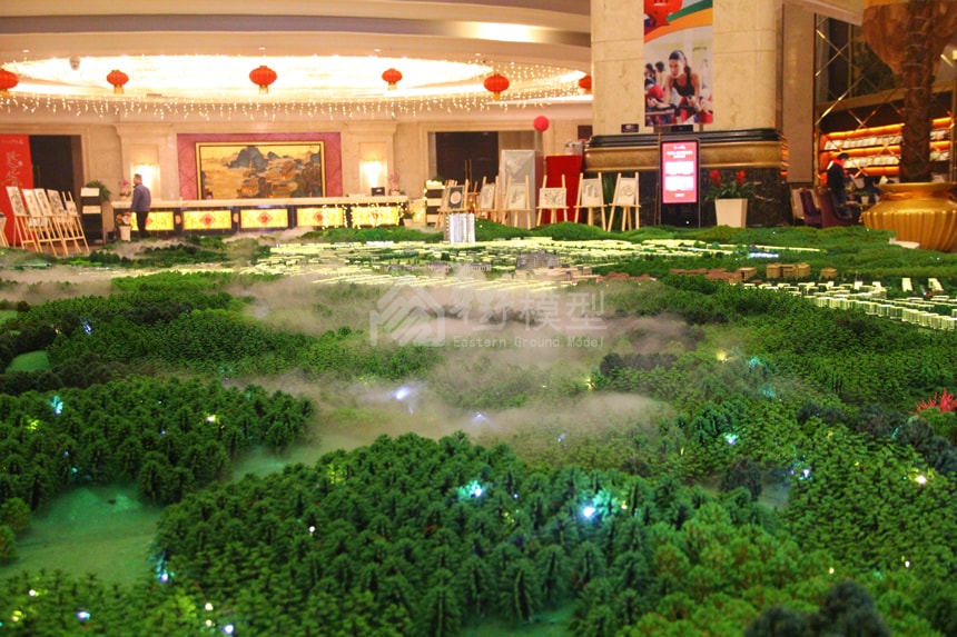 园林沙盘模型制作过程与制作技巧