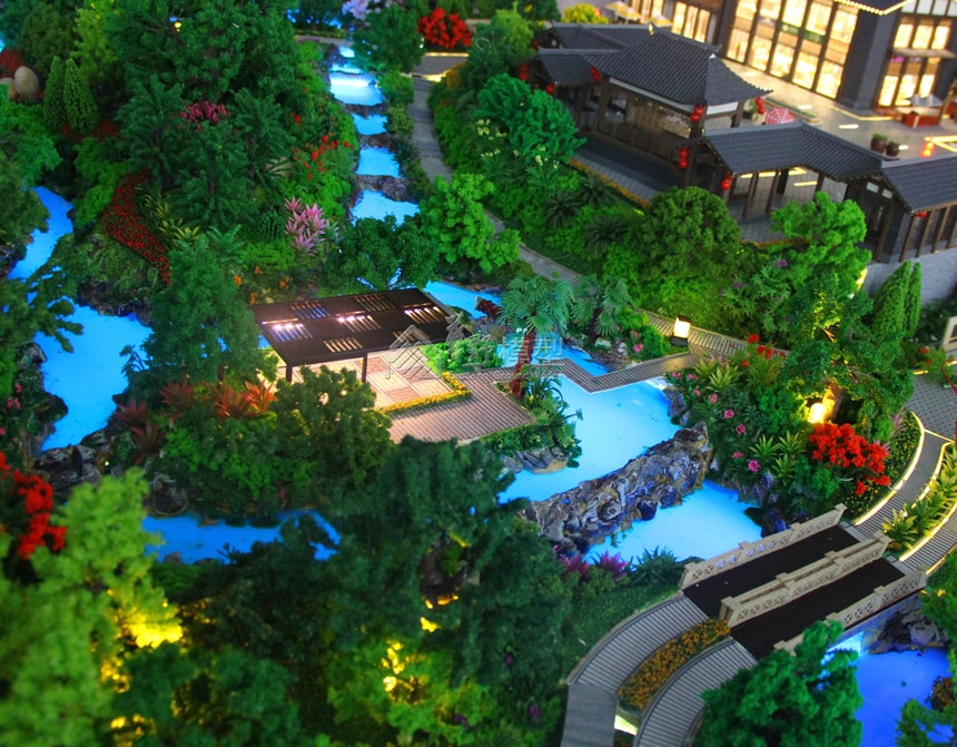 园林沙盘模型制作