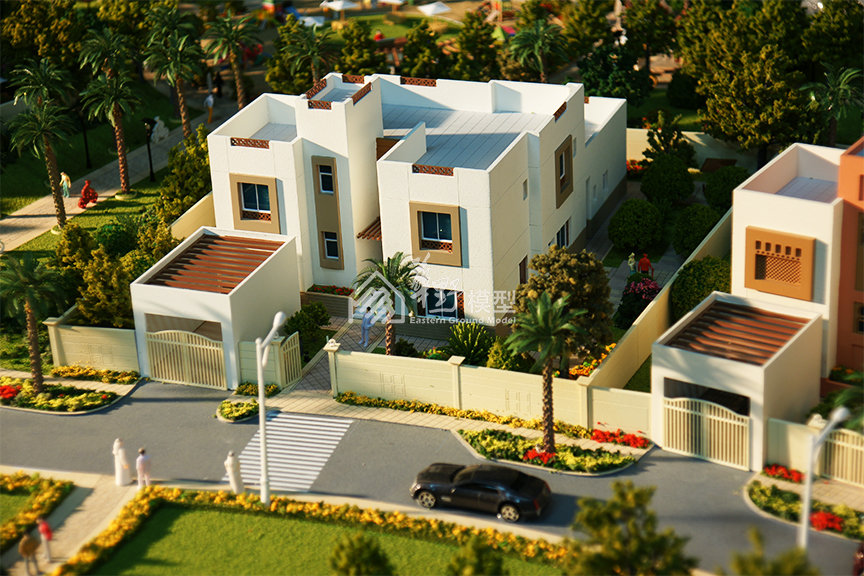别墅沙盘模型
