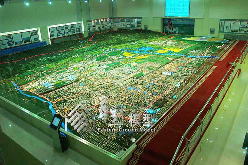 呼和浩特新城区人民政府总体规划模型