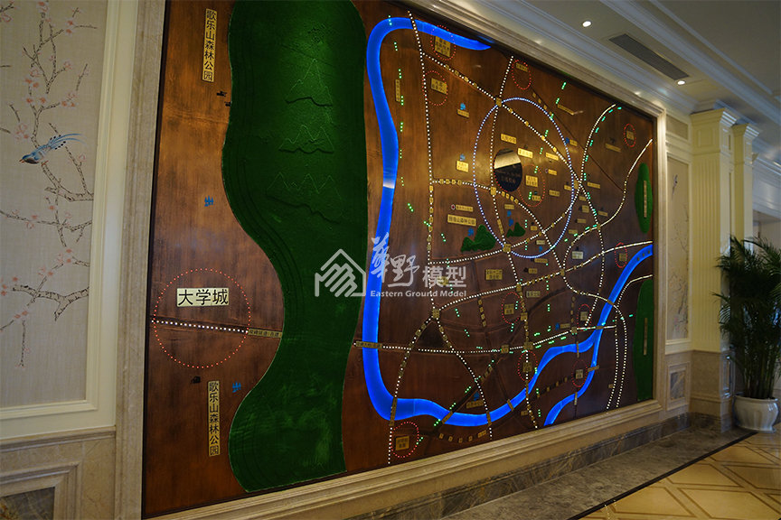 壁挂式沙盘模型