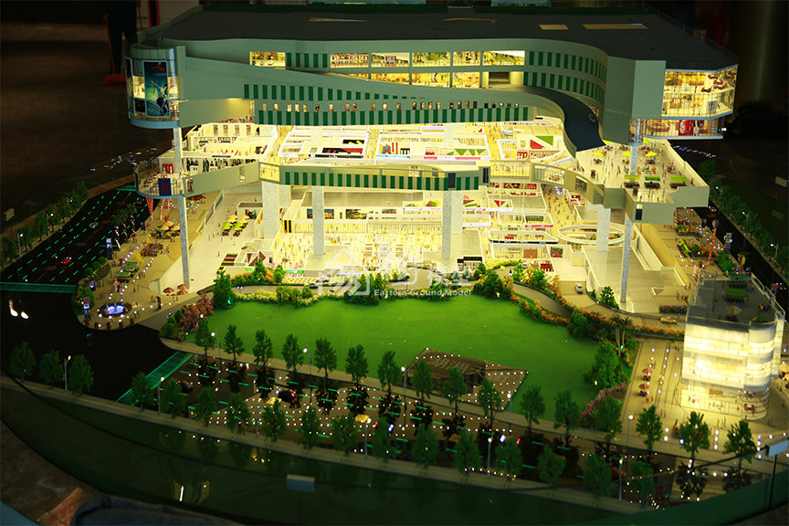 升降式建筑模型