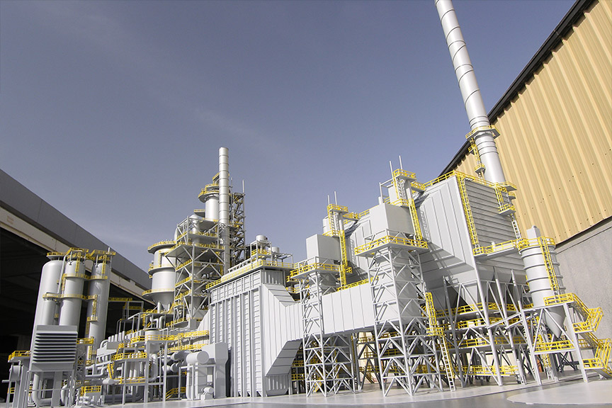 阿曼苏哈尔炼油厂改造工业模型
