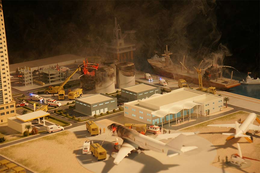 Tawazun救援训练中心工业模型