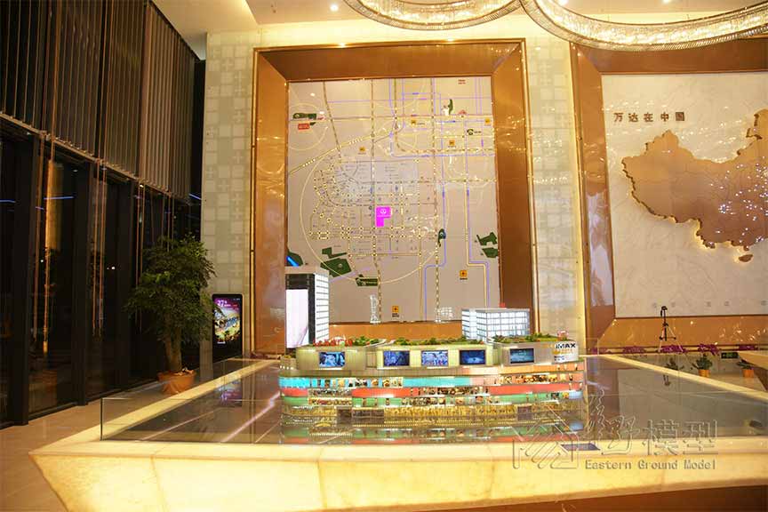 丰台万达广场区位模型