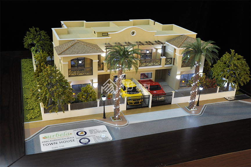 智能家居演示-别墅沙盘模型