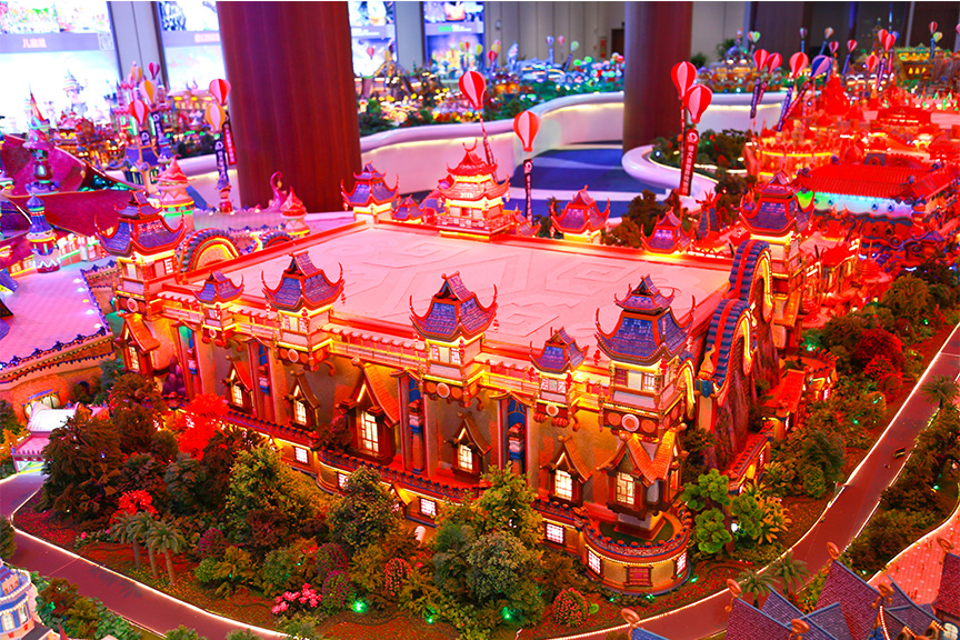 3D打印建筑灯光效果