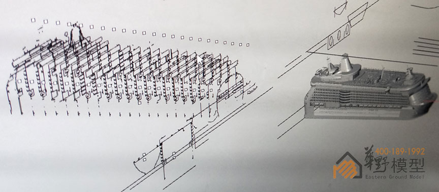 邮轮模型工艺流程