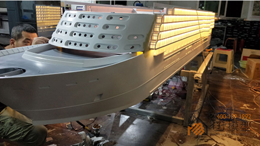邮轮模型工艺流程