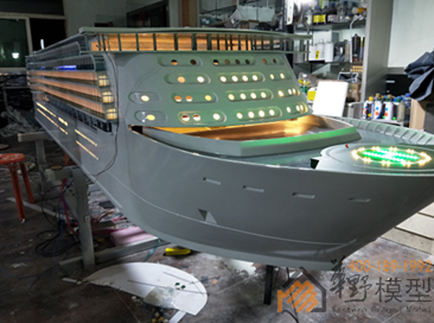 邮轮模型工艺流程