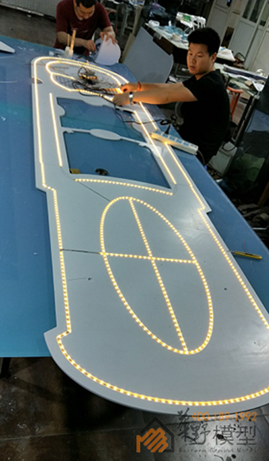 邮轮模型工艺流程