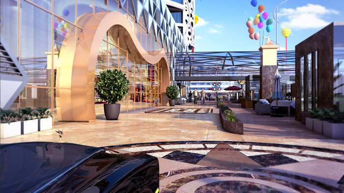 商业综合体模型