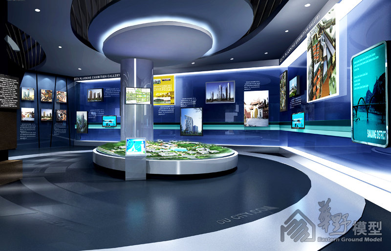 沙盘模型，科技展览馆