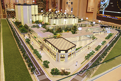 四川雅安凯悦天地商业综合体沙盘