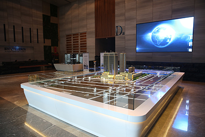 太原军威新能源创新科技商务小区商业综合体模型