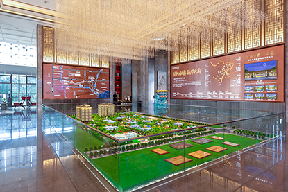 四川西昌邦泰花熙府住宅沙盘模型