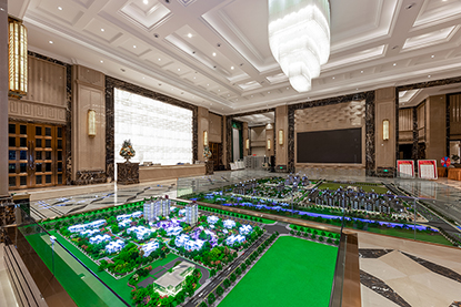 四川攀枝花邦泰·花园城住宅沙盘