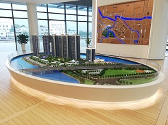 电建泛澋公馆住宅沙盘模型