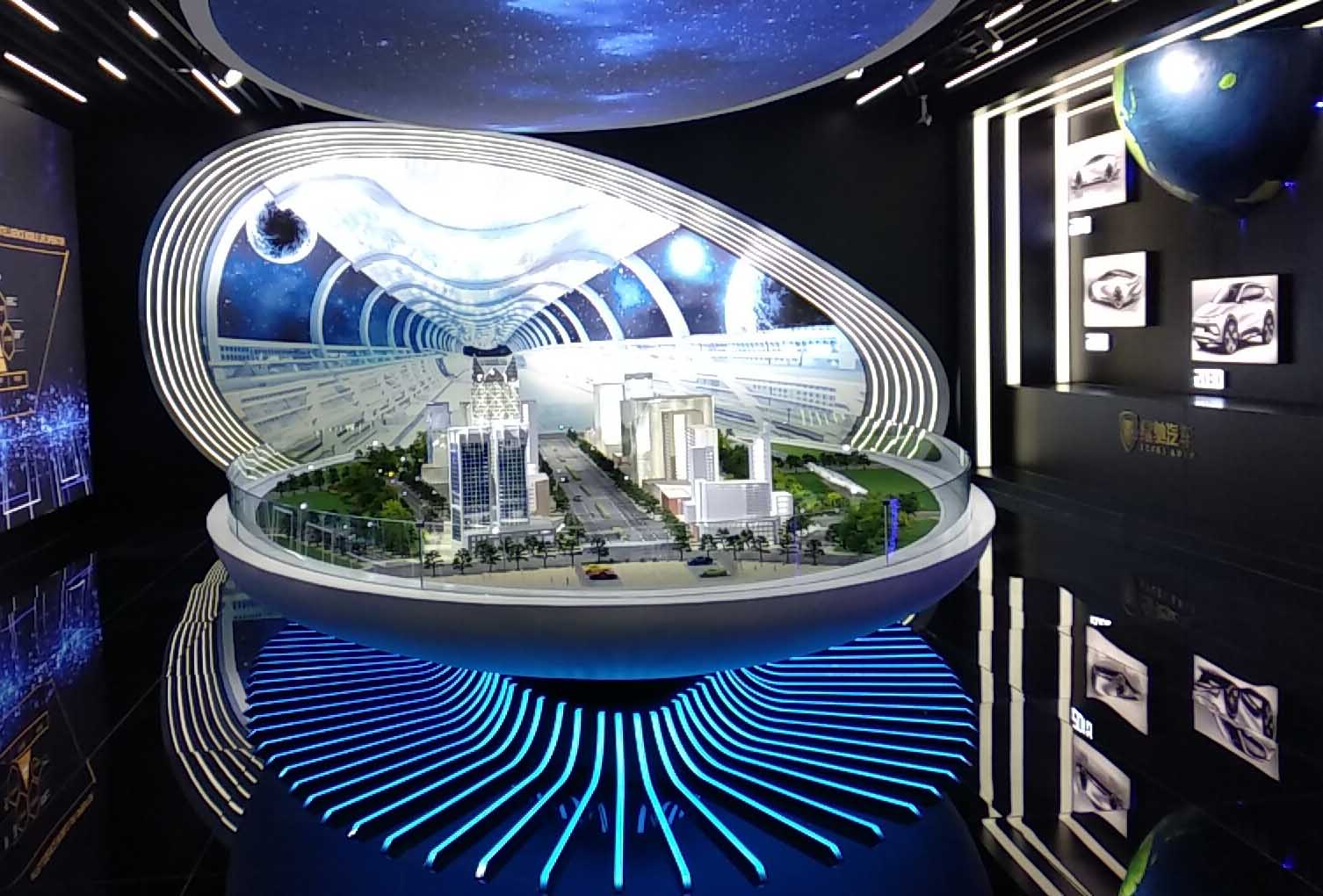 投影沙盘如何构建