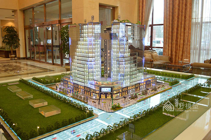 双玺国际商业综合体模型