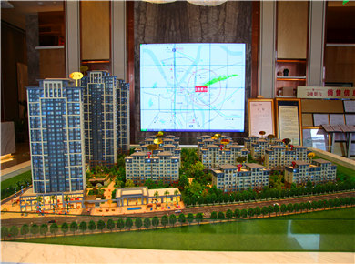 中骏雍景台住宅模型