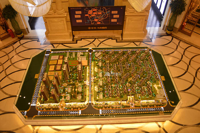 金地铁西檀府住宅模型