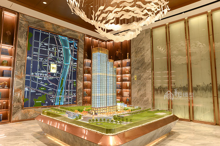 长沙鲲鹏府沙盘模型