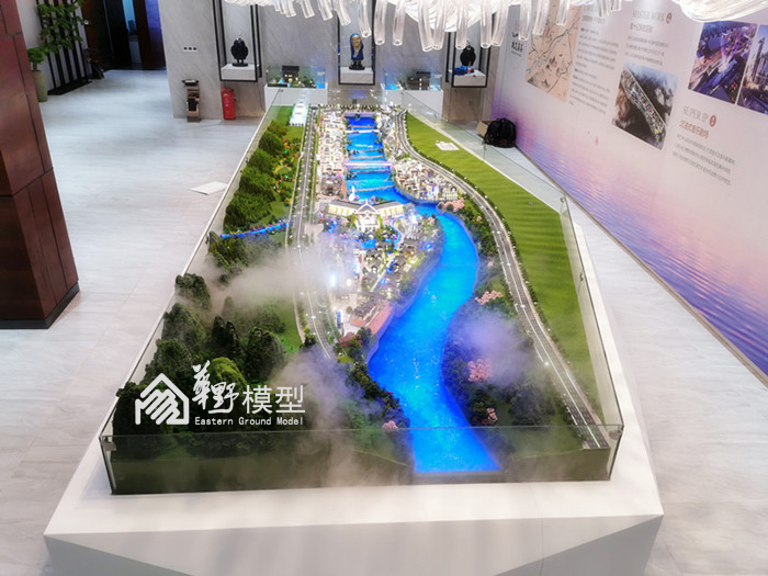 桃花溪谷沙盘模型