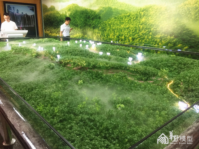 蜀南竹海沙盘模型