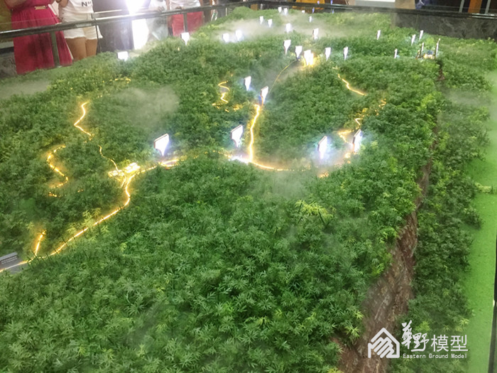 蜀南竹海沙盘模型