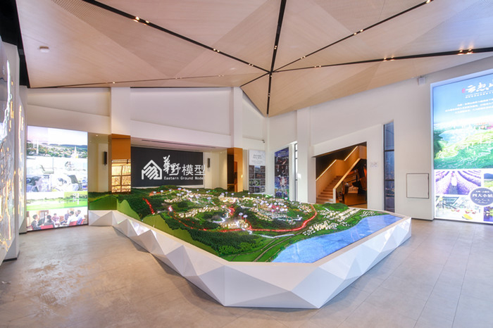 满江理想生活小镇沙盘模型