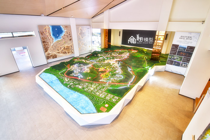 满江理想生活小镇沙盘模型