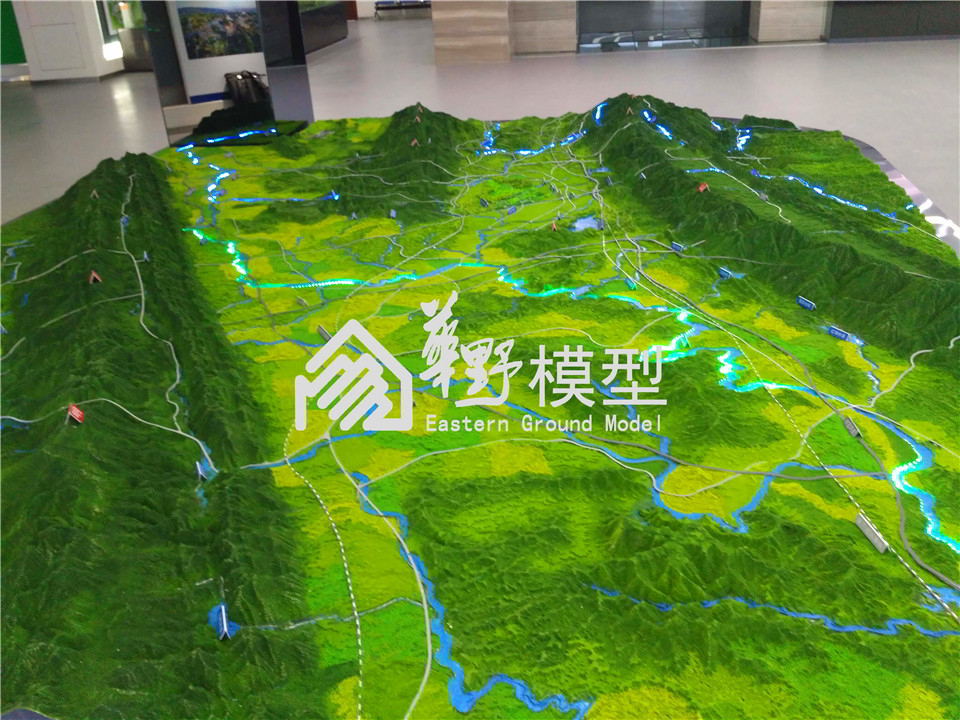 地形沙盘模型最新制作技术及应用