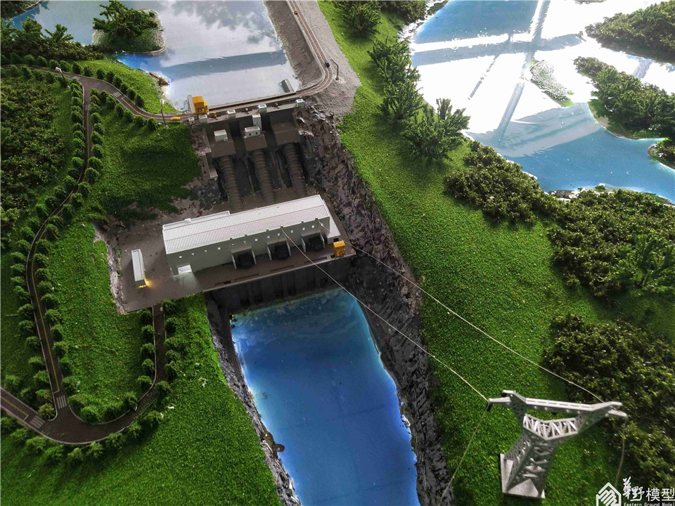 科特迪瓦苏布雷水电站 - 工业规划模型 - 华野