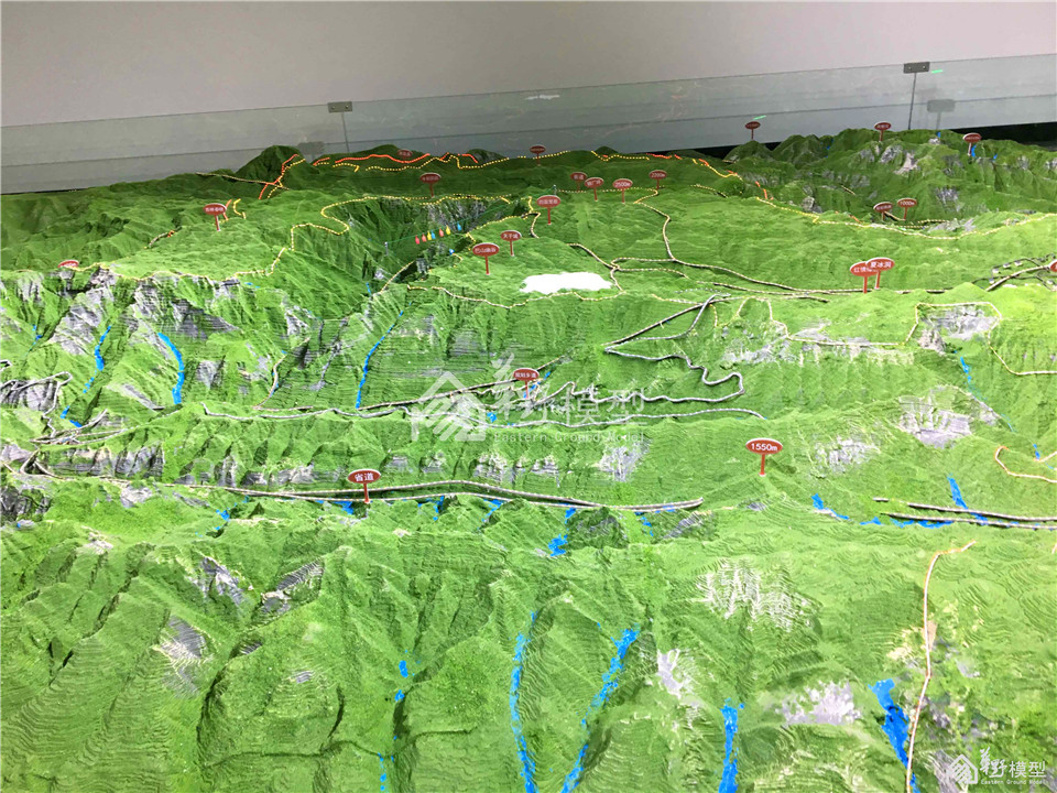 地形地貌沙盘模型样式制作难点