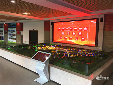 铜梁会议中心沙盘  