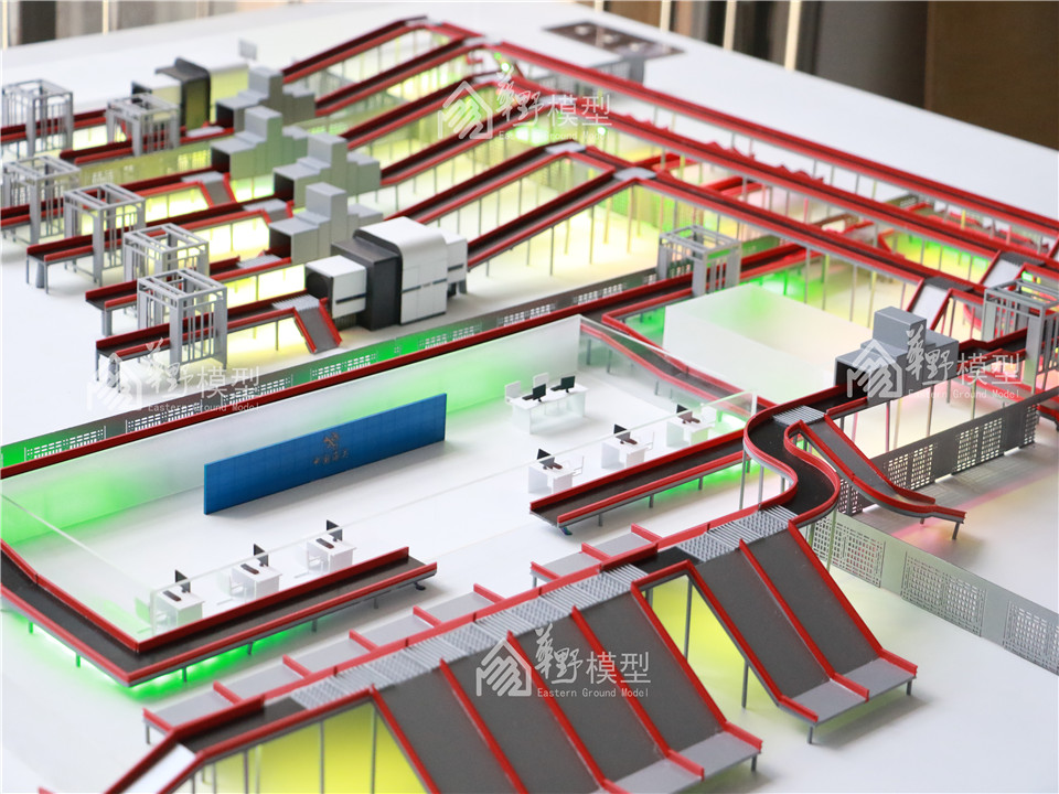 分拣系统设备沙盘