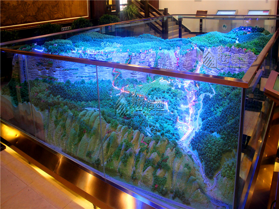 旅游景区展示沙盘模型