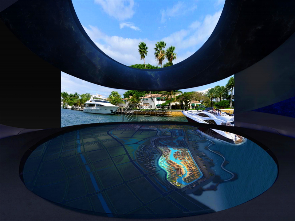 沉浸式投影沙盘模型