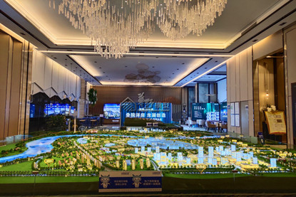 重庆蔡家龙湖三千庭规划沙盘模型