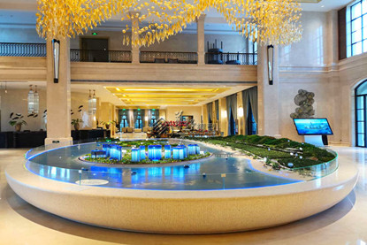 海南万宁融创·日月湾住宅沙盘模型 