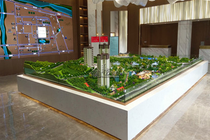 四川攀枝花阳光·溪山春晓住宅沙盘模型