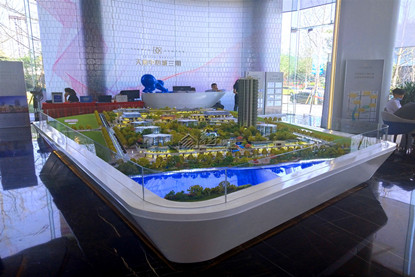 四川眉山天府中心城住宅沙盘模型