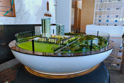 四川眉山中鸿·国际城住宅沙盘模型