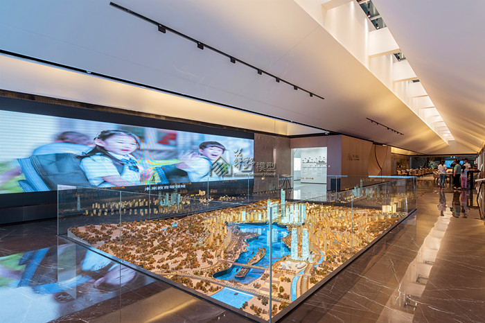 湖南长沙时代·梅溪领峰住宅沙盘模型