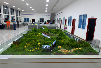 四川巴中汉巴南铁路工业沙盘模型