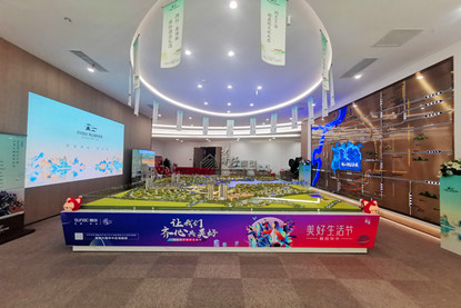 湖北咸宁梓山湖·长岛未来城住宅沙盘模型