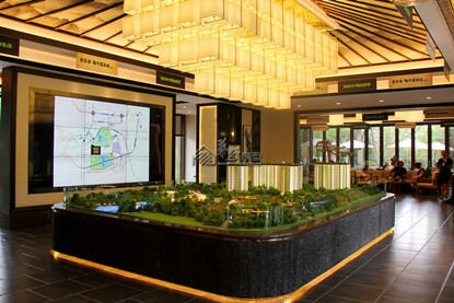 四川乐山峨眉璞园住宅沙盘模型