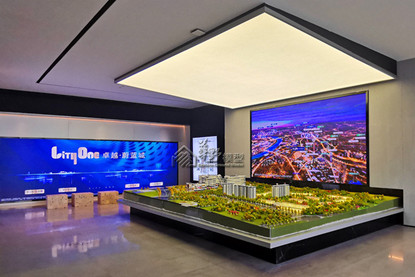 三亚湾卓越·蔚蓝城住宅沙盘模型